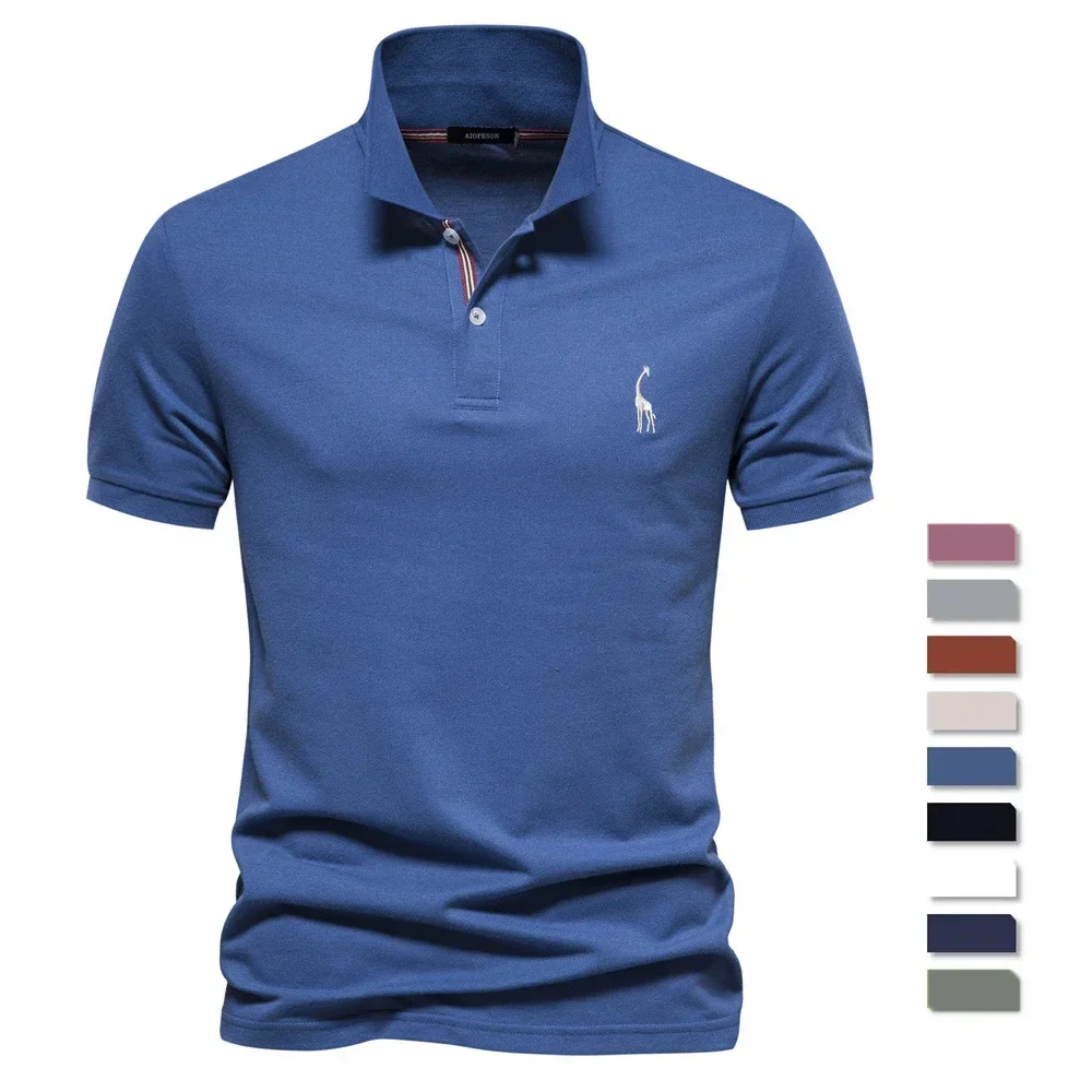 Summer High-quality Cross-bord - Polo Shirt Pique บทวิจารณ์และราคา