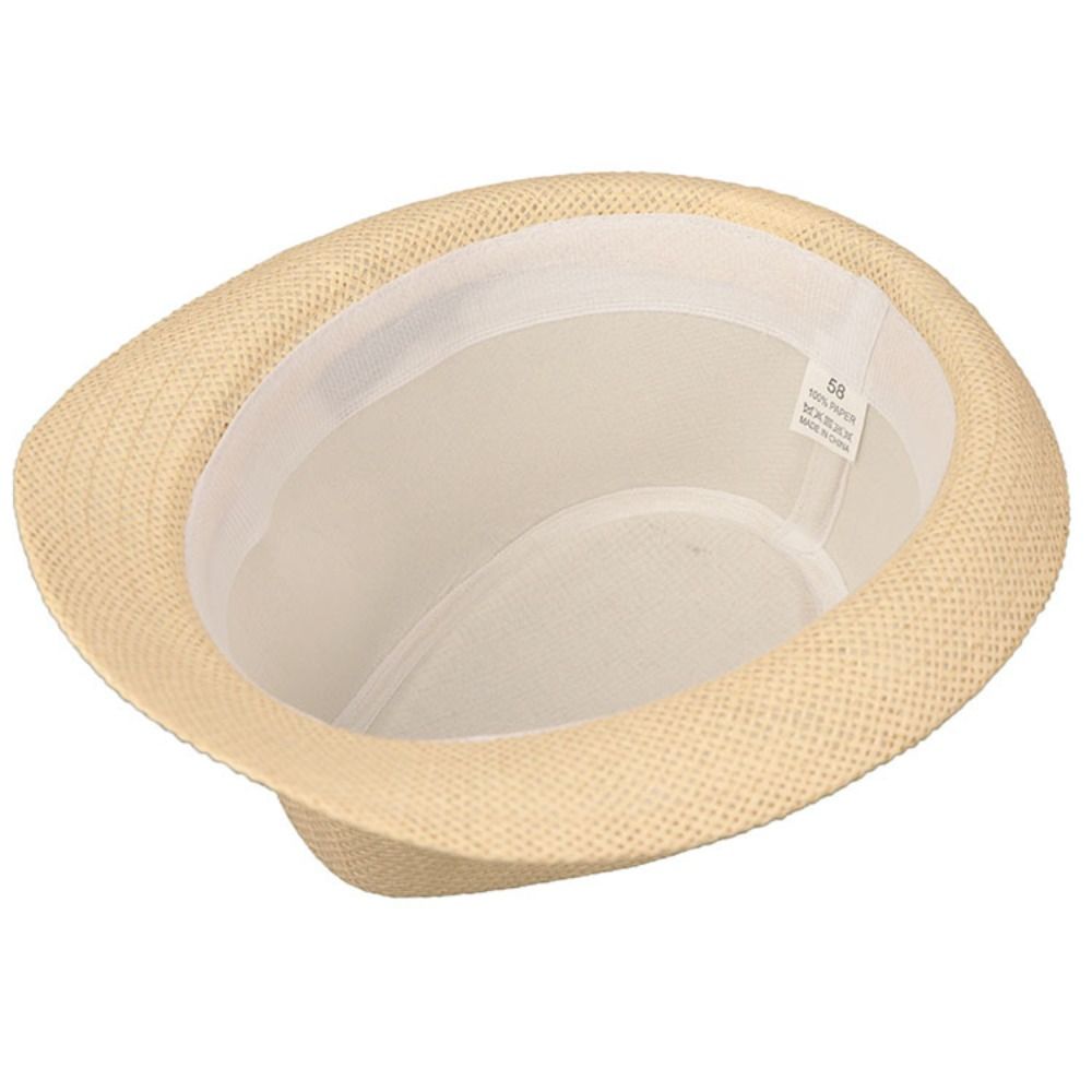 Summer Adjustable Cotton linen - Bucket Hat Straw บทวิจารณ์และราคา