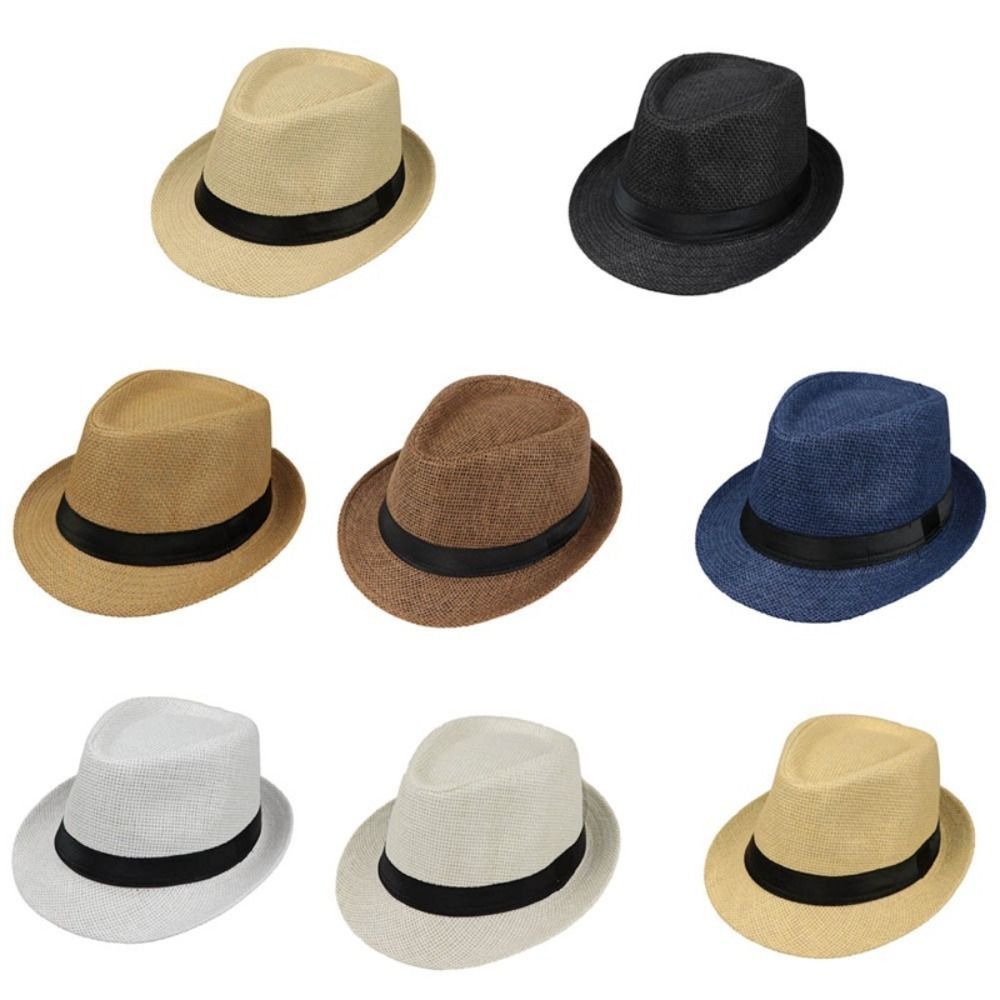 Summer Adjustable Cotton linen - Bucket Hat Straw บทวิจารณ์และราคา