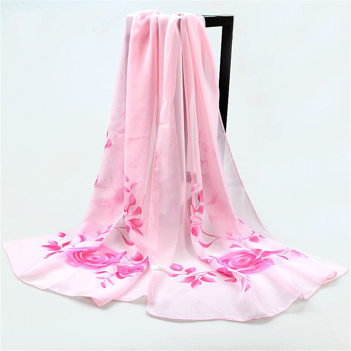 1pcs Chiffon Scarf Simple Eleg - Beach Towel Large บทวิจารณ์และราคา