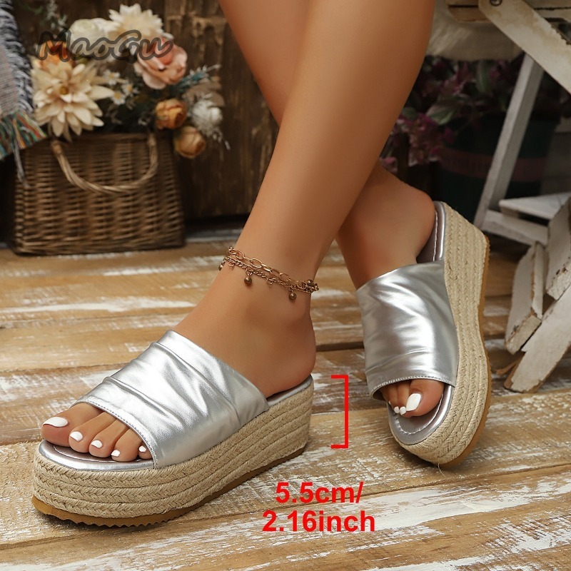 Women's Ruched Espadrille Wedg - Espadrille Slip On บทวิจารณ์และราคา