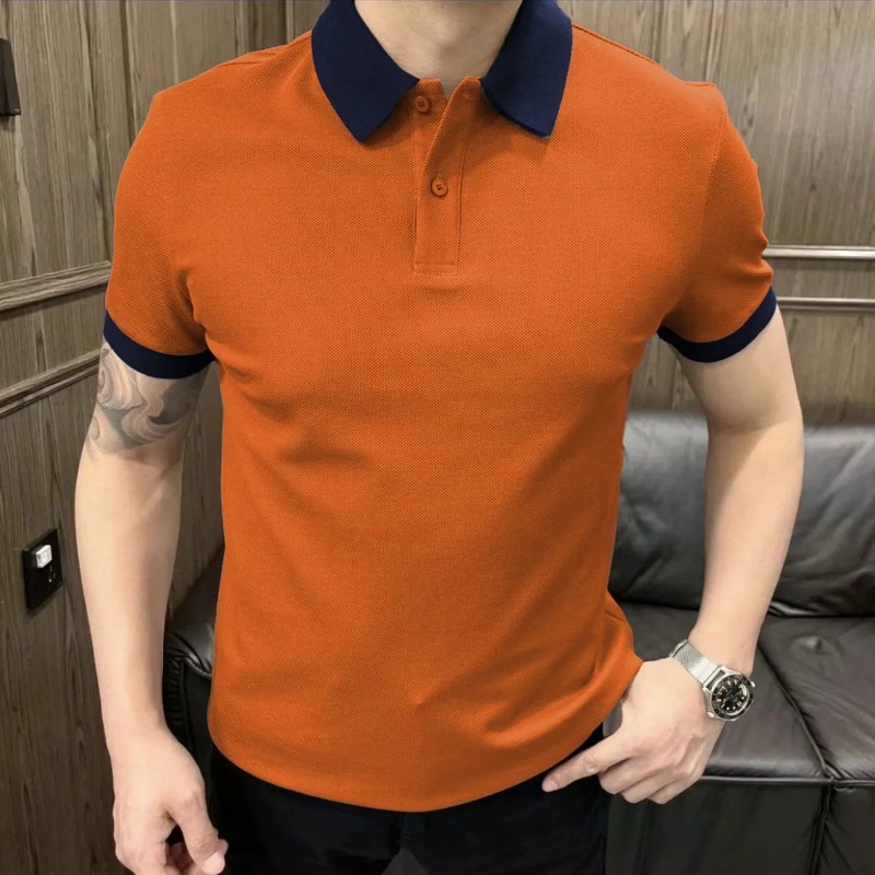 Men's Plus Size Pique Polo Shi - Polo Shirt Pique บทวิจารณ์และราคา