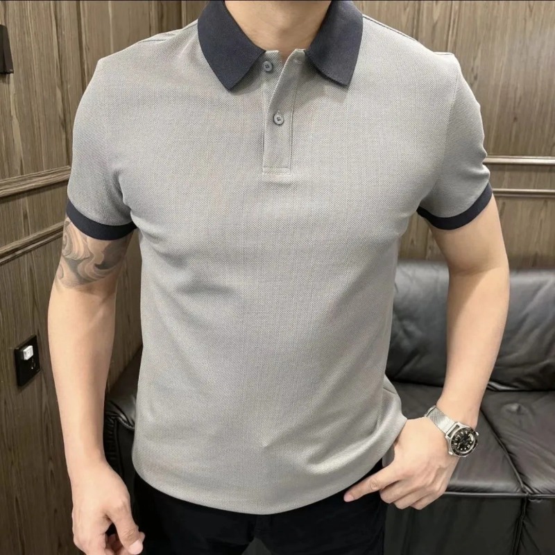 Men's Plus Size Pique Polo Shi - Polo Shirt Pique บทวิจารณ์และราคา