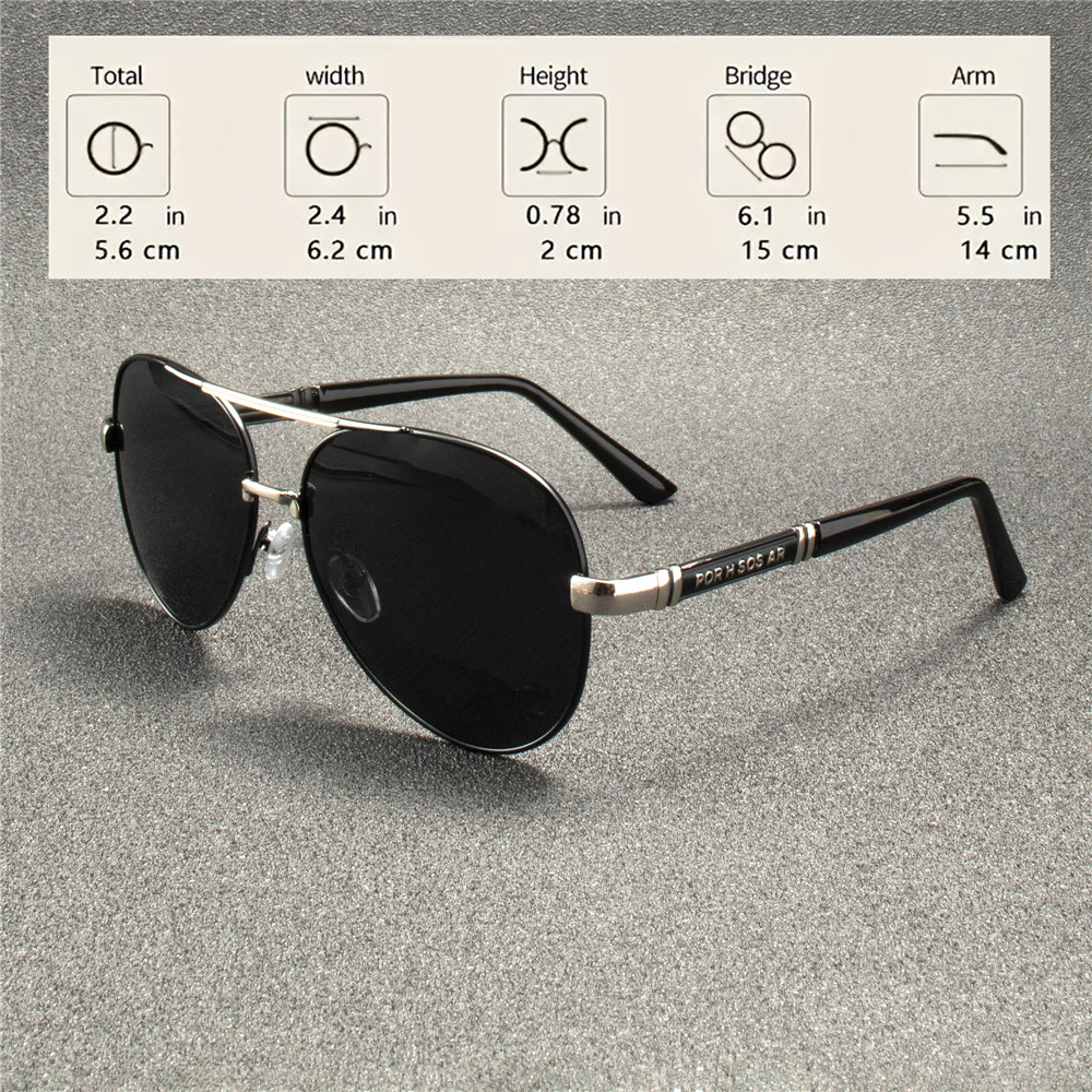 3PCS Polarized Sunglasses Men  - Sunglasses Aviator Polarized บทวิจารณ์และราคา