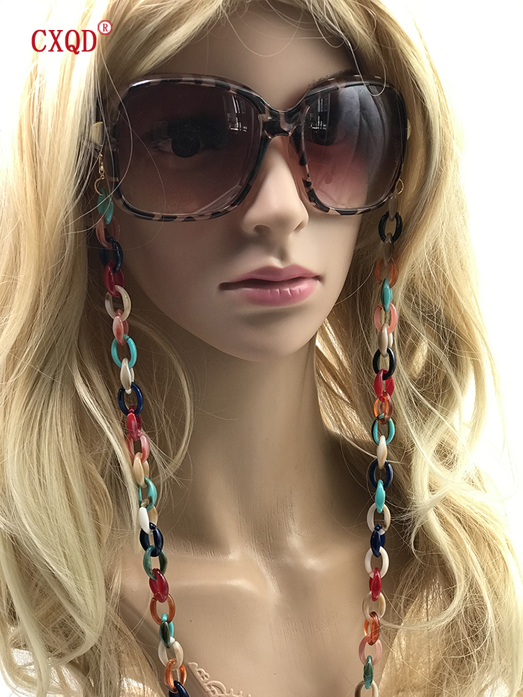 Fashion Women Acrylic Eyeglass - Sunglass Retainer Cord บทวิจารณ์และราคา