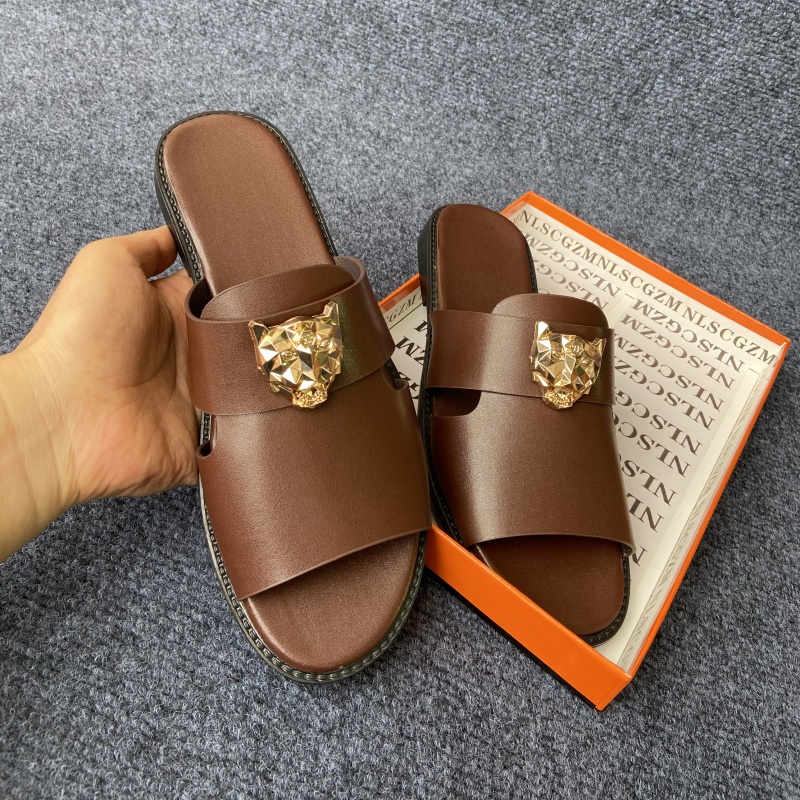 size 38-48 original shoes bran - Flip Flop Leather Men บทวิจารณ์และราคา