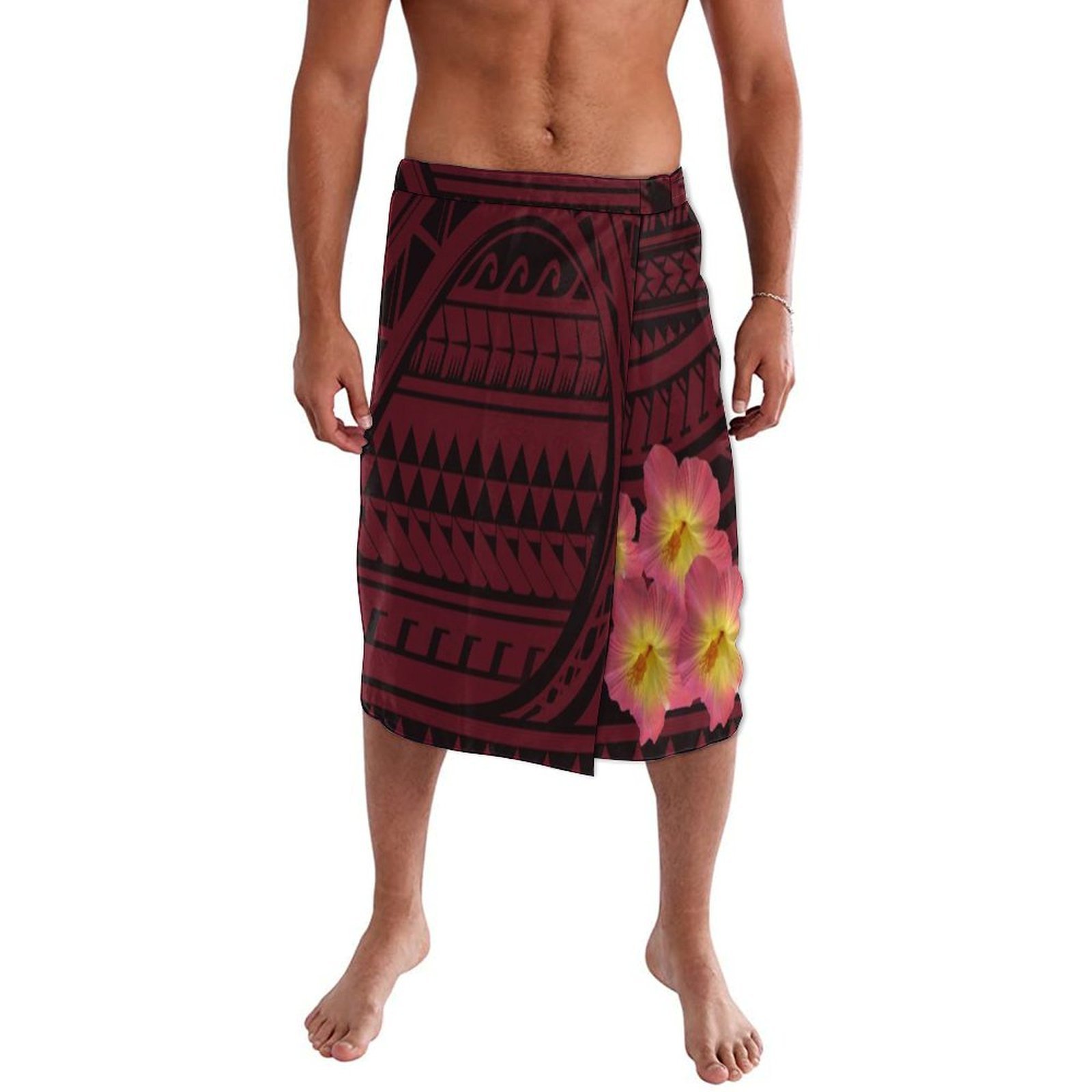 Polynesian Samoa Fiji Beach Wr - Sarong Men Wrap บทวิจารณ์และราคา