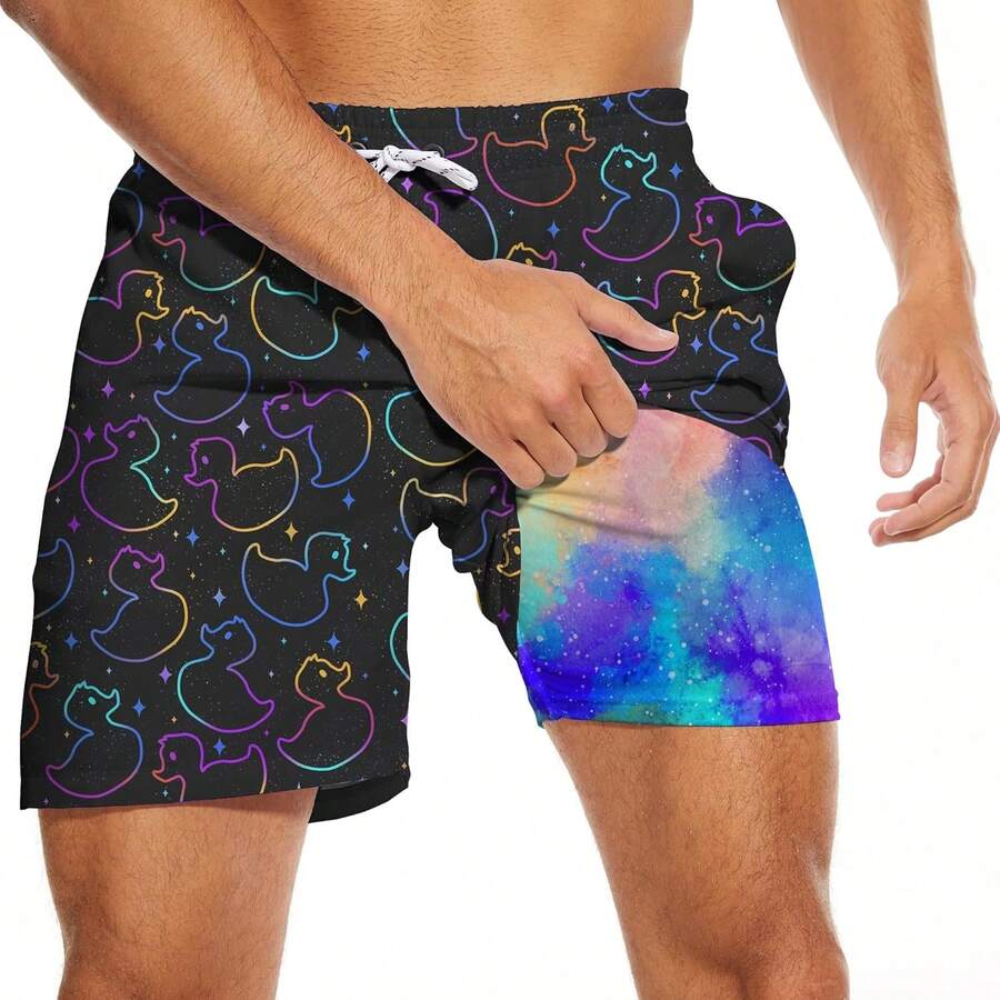 Mens Quick Dry Swim Trunks Wit - Swim Trunk Quick Dry บทวิจารณ์และราคา
