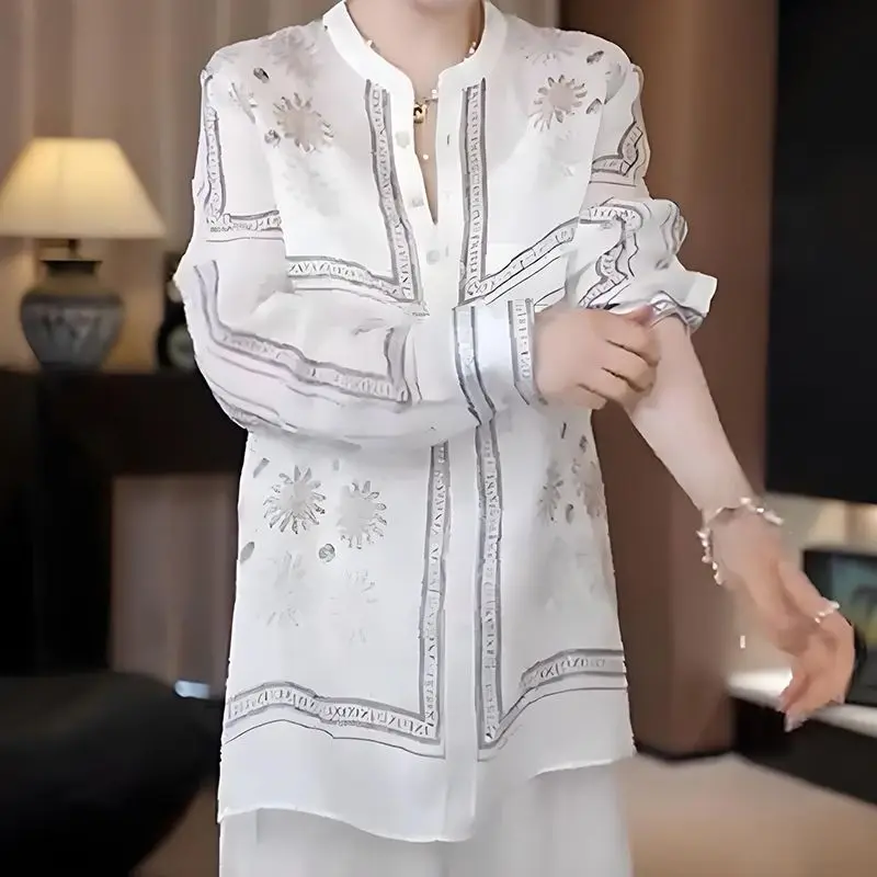 Women New Design Loose Tempera - Resort Shirt Floral บทวิจารณ์และราคา