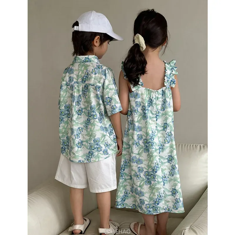 Look Boys Shirts Korean Childr - Resort Shirt Floral บทวิจารณ์และราคา