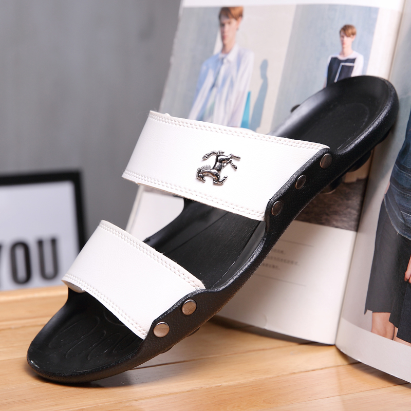 HKDQ Hot Sale Designer Slipper - Flip Flop Leather Men บทวิจารณ์และราคา