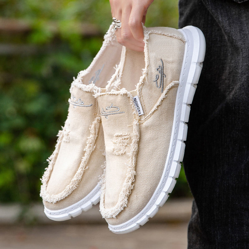 Canvas Shoes For Mens Summer B - Espadrille Slip On บทวิจารณ์และราคา