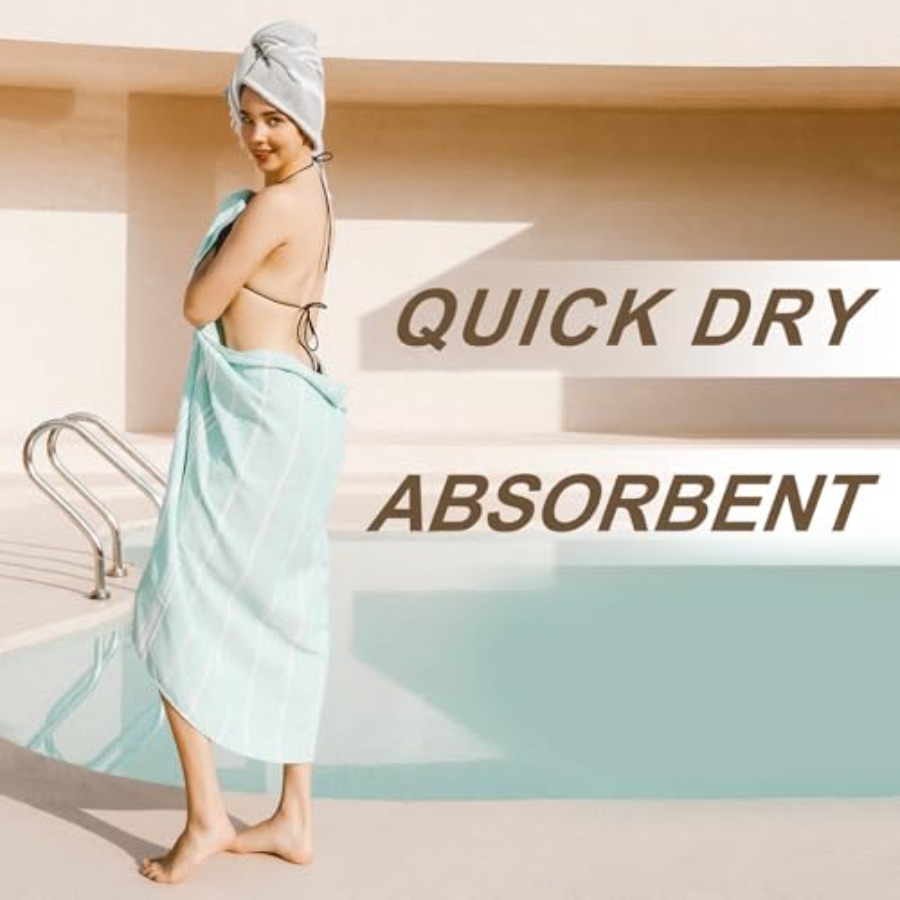 Packs Turkish Beach Towel Bath - Beach Towel Large บทวิจารณ์และราคา