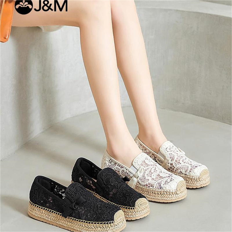 Joy&Mario Platform Women Loafe - Espadrille Slip On บทวิจารณ์และราคา