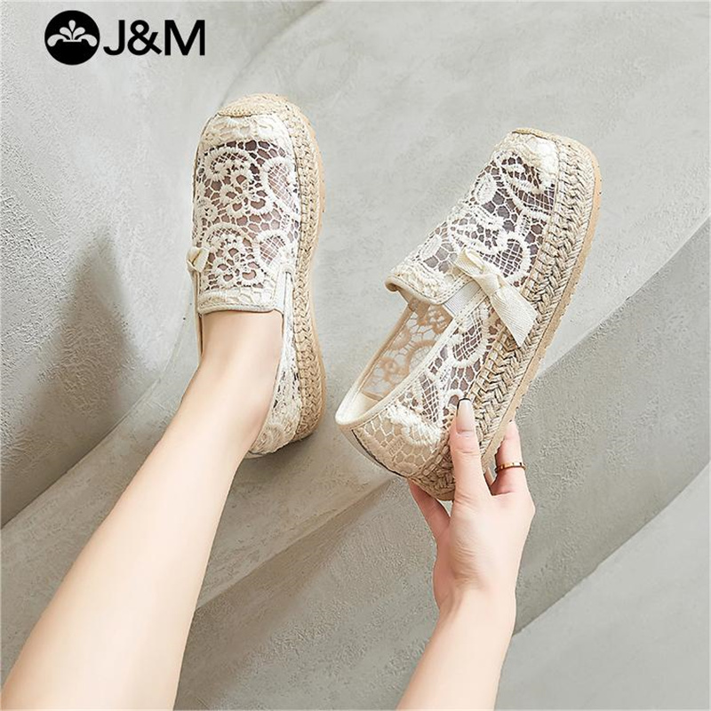 Joy&Mario Platform Women Loafe - Espadrille Slip On บทวิจารณ์และราคา
