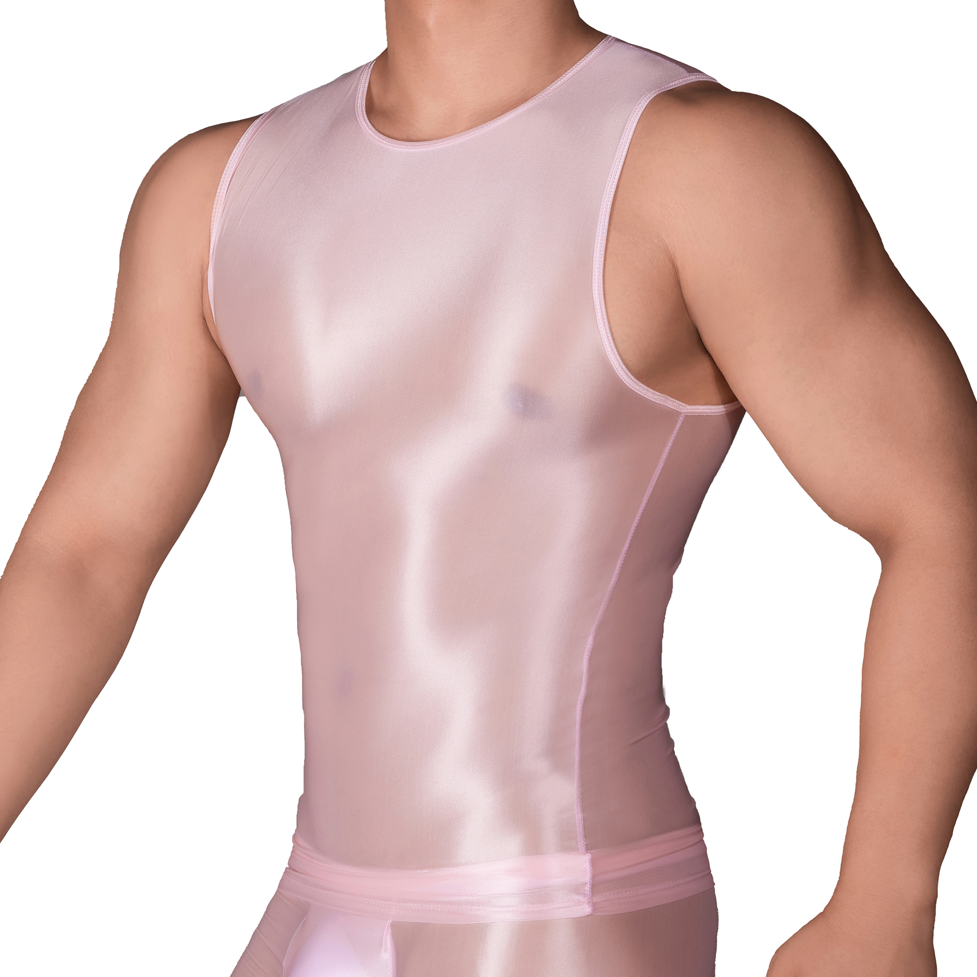 Solid Color Men's Slim Smooth  - Tank Top Muscle บทวิจารณ์และราคา