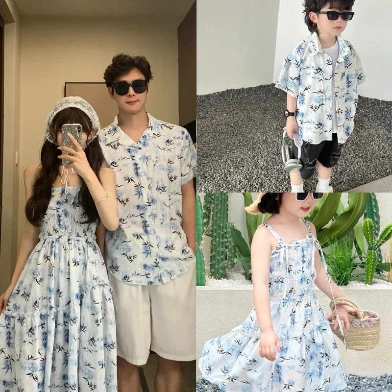 Resort Couple Look Parents and - Resort Shirt Floral บทวิจารณ์และราคา