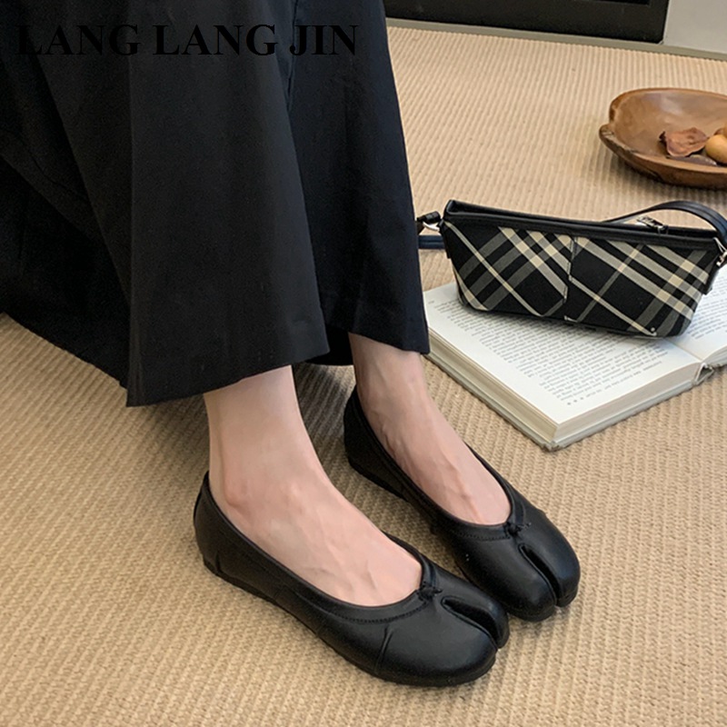 Spring Split Toe Women Ballet  - Espadrille Slip On บทวิจารณ์และราคา