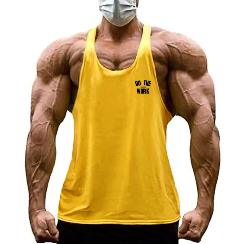 Men's Cotton Sleeveless Tees G - Tank Top Muscle บทวิจารณ์และราคา