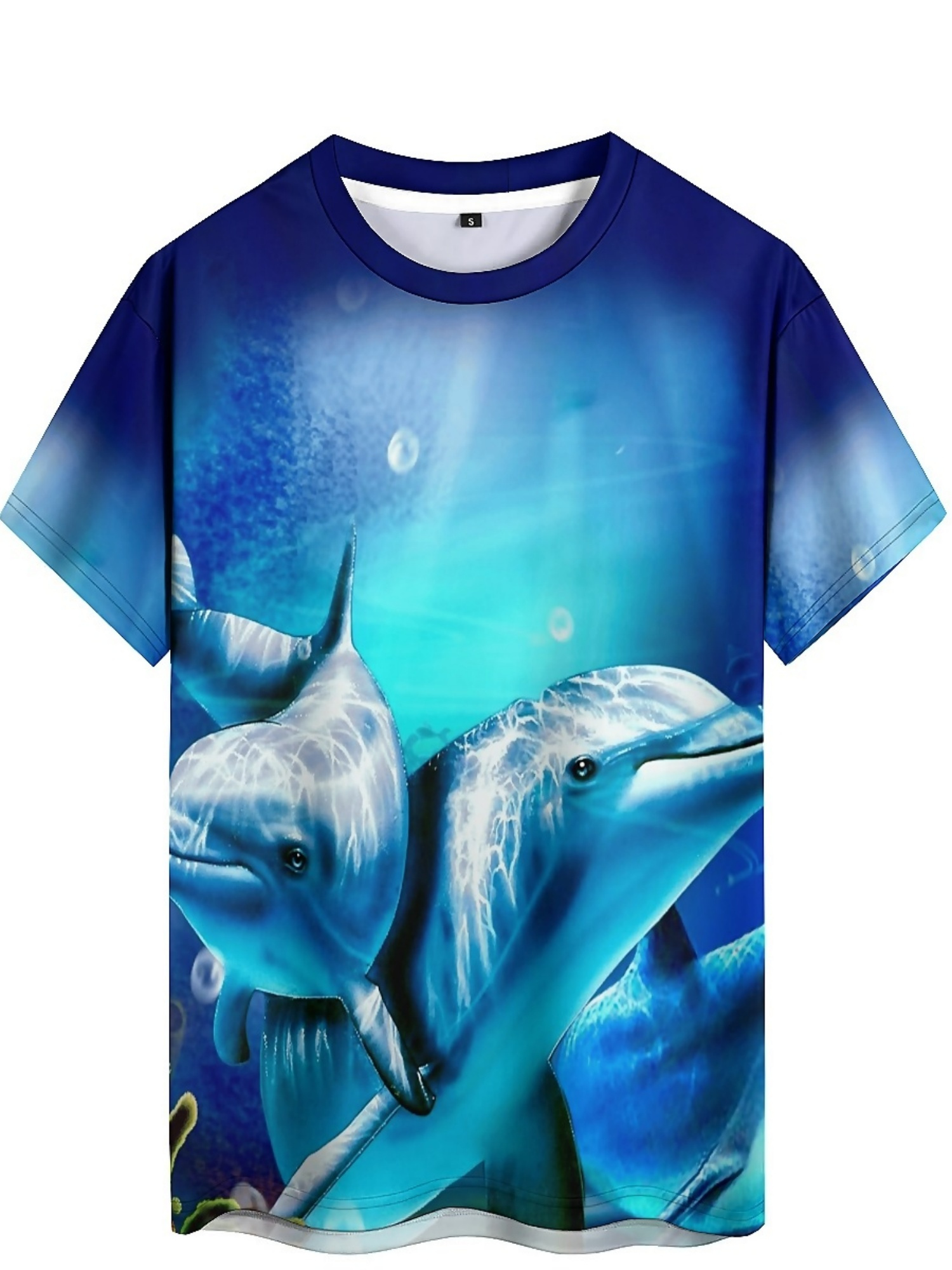 Men'S Ocean Animal Dolphin Pri - Tee Graphic Print บทวิจารณ์และราคา