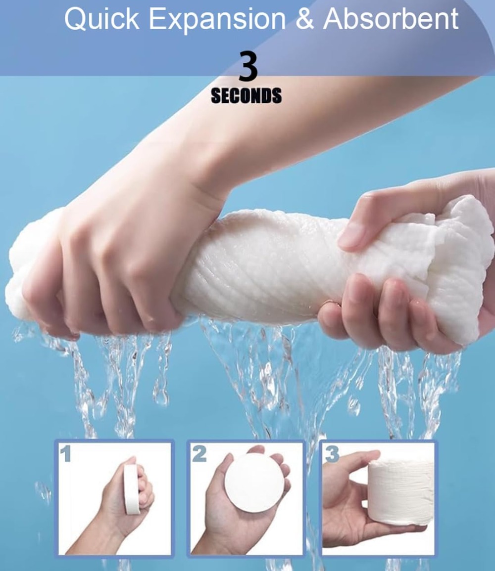 6 Packs Large Compressed Towel - Beach Towel Large บทวิจารณ์และราคา