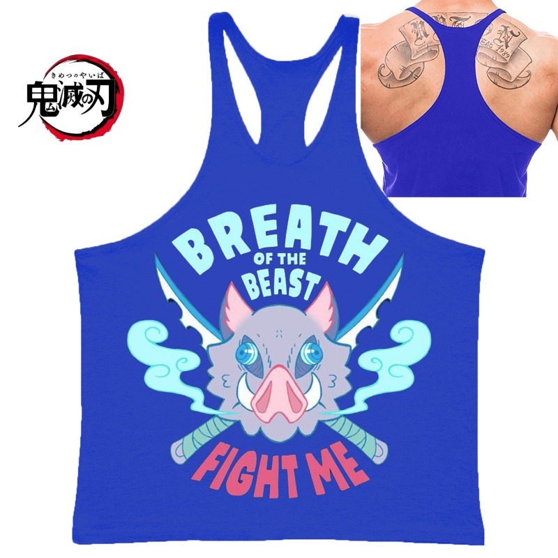 GYM Mens Tank Top Brand (Demon - Tank Top Muscle บทวิจารณ์และราคา