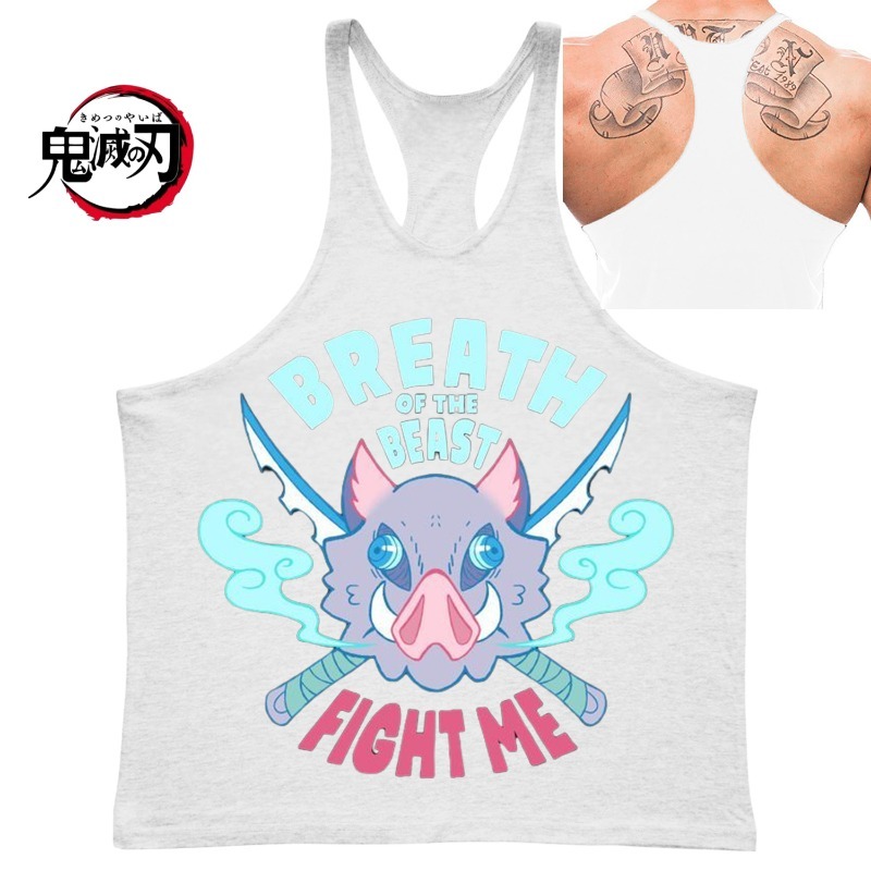 GYM Mens Tank Top Brand (Demon - Tank Top Muscle บทวิจารณ์และราคา