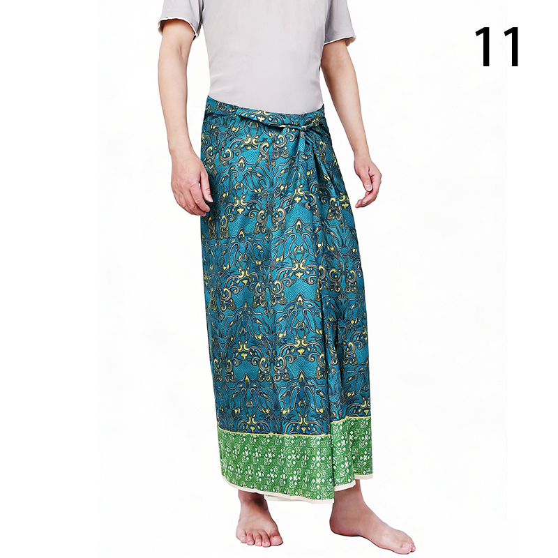 Men Women Batik Sarong Skirt E - Sarong Men Wrap บทวิจารณ์และราคา