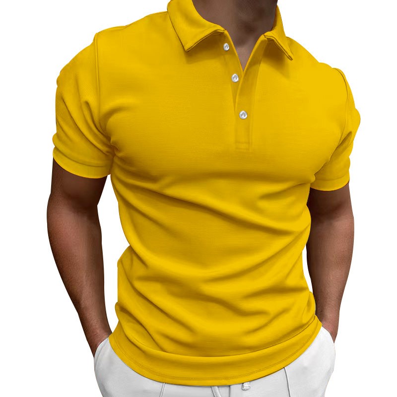 Casual Slim Fit Shirt Short Sl - Polo Shirt Pique บทวิจารณ์และราคา