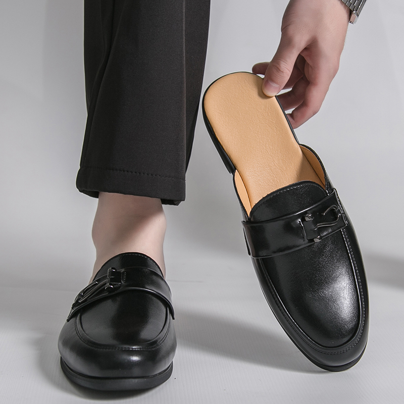 Designer Patent Leather Mens M - Flip Flop Leather Men บทวิจารณ์และราคา