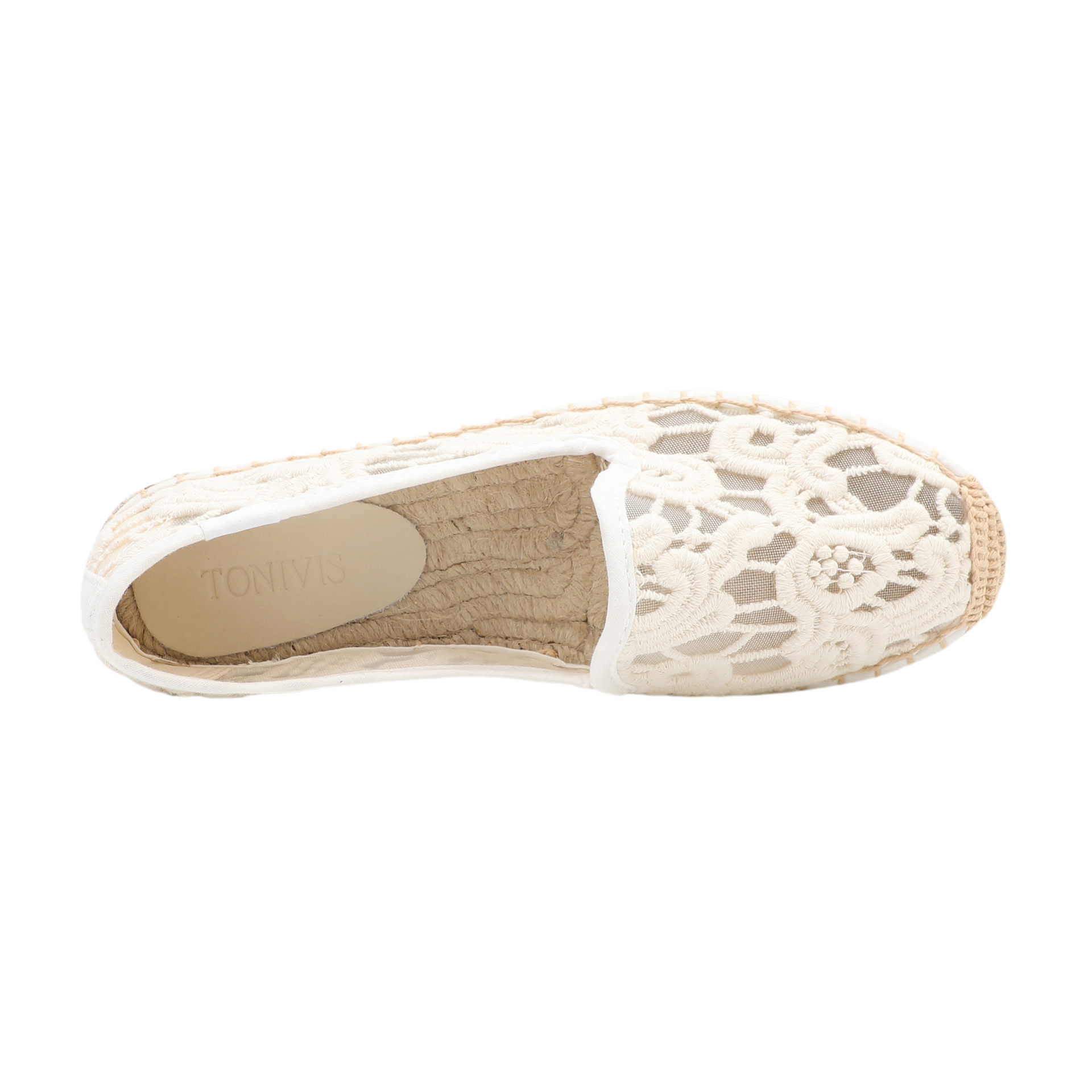 Women Lace Espadrilles Flats S - Espadrille Slip On บทวิจารณ์และราคา