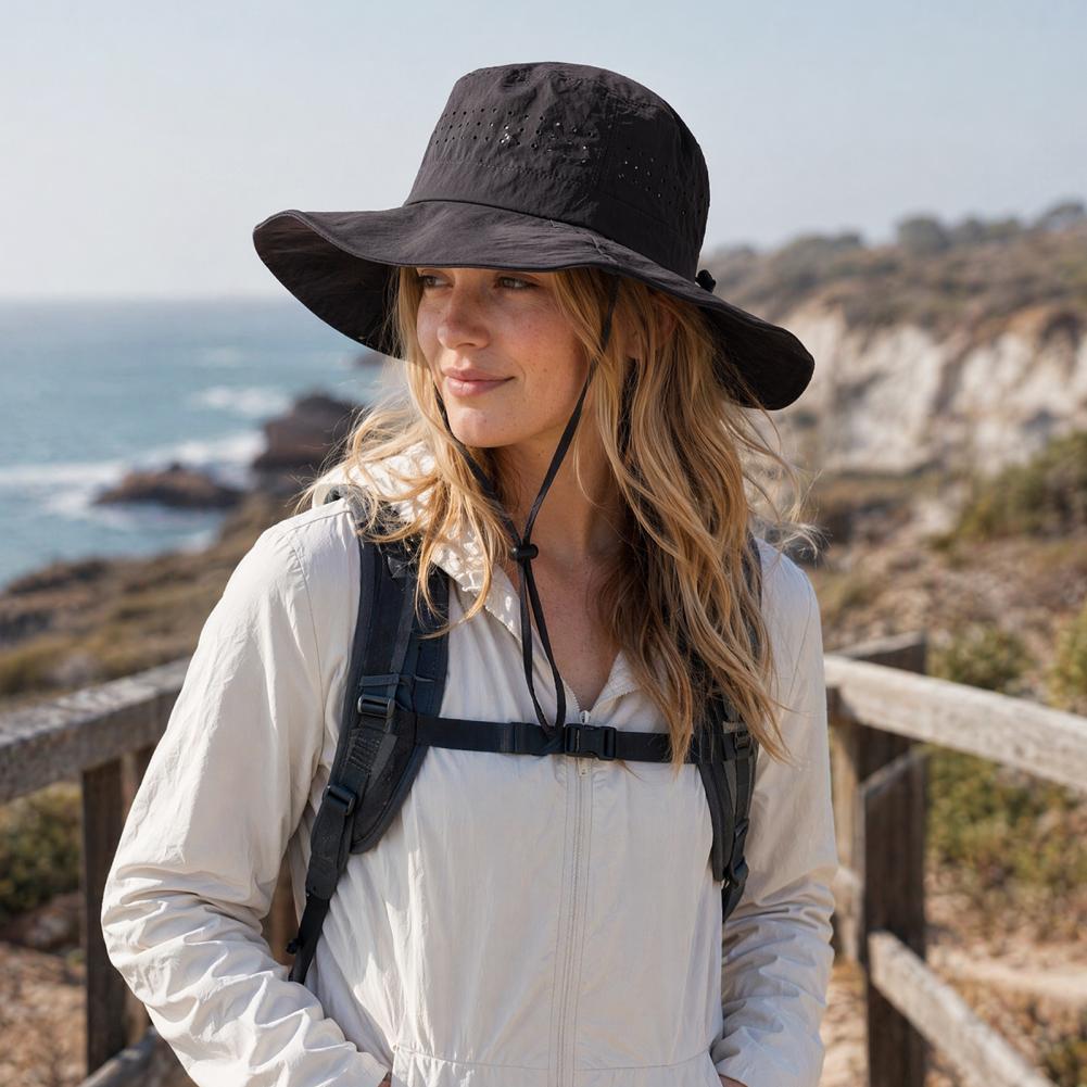 UPF50+ Breathable Nylon Mesh W - Packable Hat Nylon บทวิจารณ์และราคา