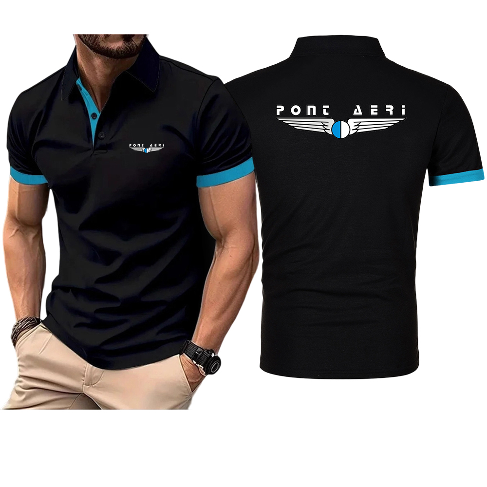 Disco Logo Pont Aeri CH Men's  - Polo Shirt Pique บทวิจารณ์และราคา