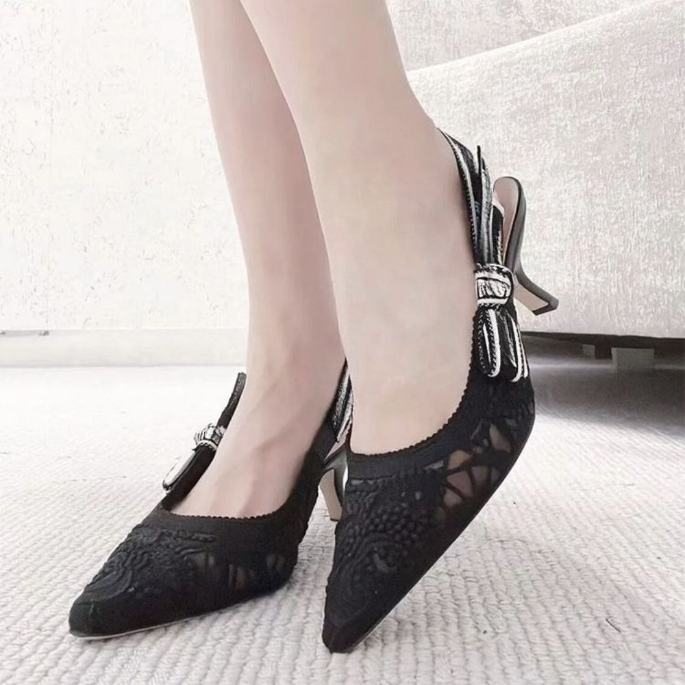 Genuine Leather High Heel Sand - Casual Sandal Leather บทวิจารณ์และราคา