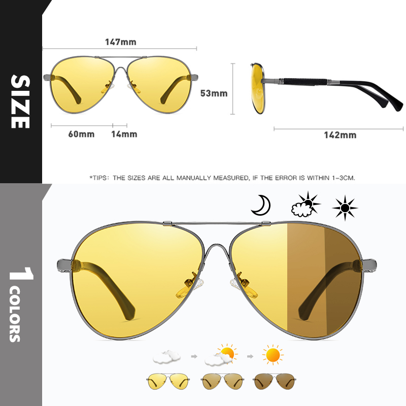 CoolPandas Aviation Sunglasses - Sunglasses Aviator Polarized บทวิจารณ์และราคา