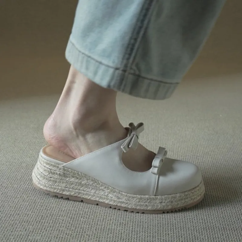 Metallic Mary Jane Mules for W - Espadrille Slip On บทวิจารณ์และราคา