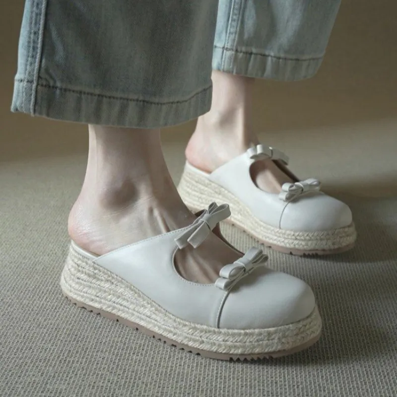 Metallic Mary Jane Mules for W - Espadrille Slip On บทวิจารณ์และราคา