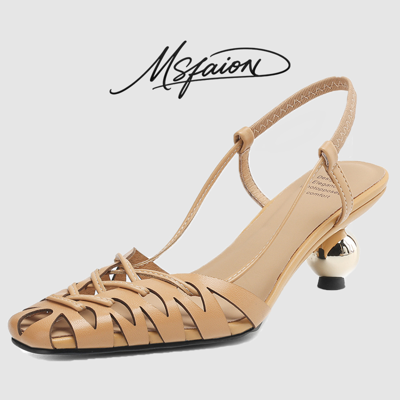 2026 Summer Designer High Heel - Casual Sandal Leather บทวิจารณ์และราคา