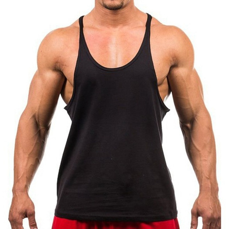 Men's Gym Workout Bodybuilding - Tank Top Muscle บทวิจารณ์และราคา