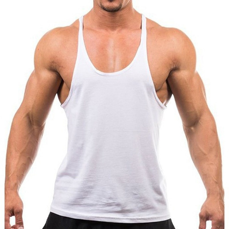 Men's Gym Workout Bodybuilding - Tank Top Muscle บทวิจารณ์และราคา