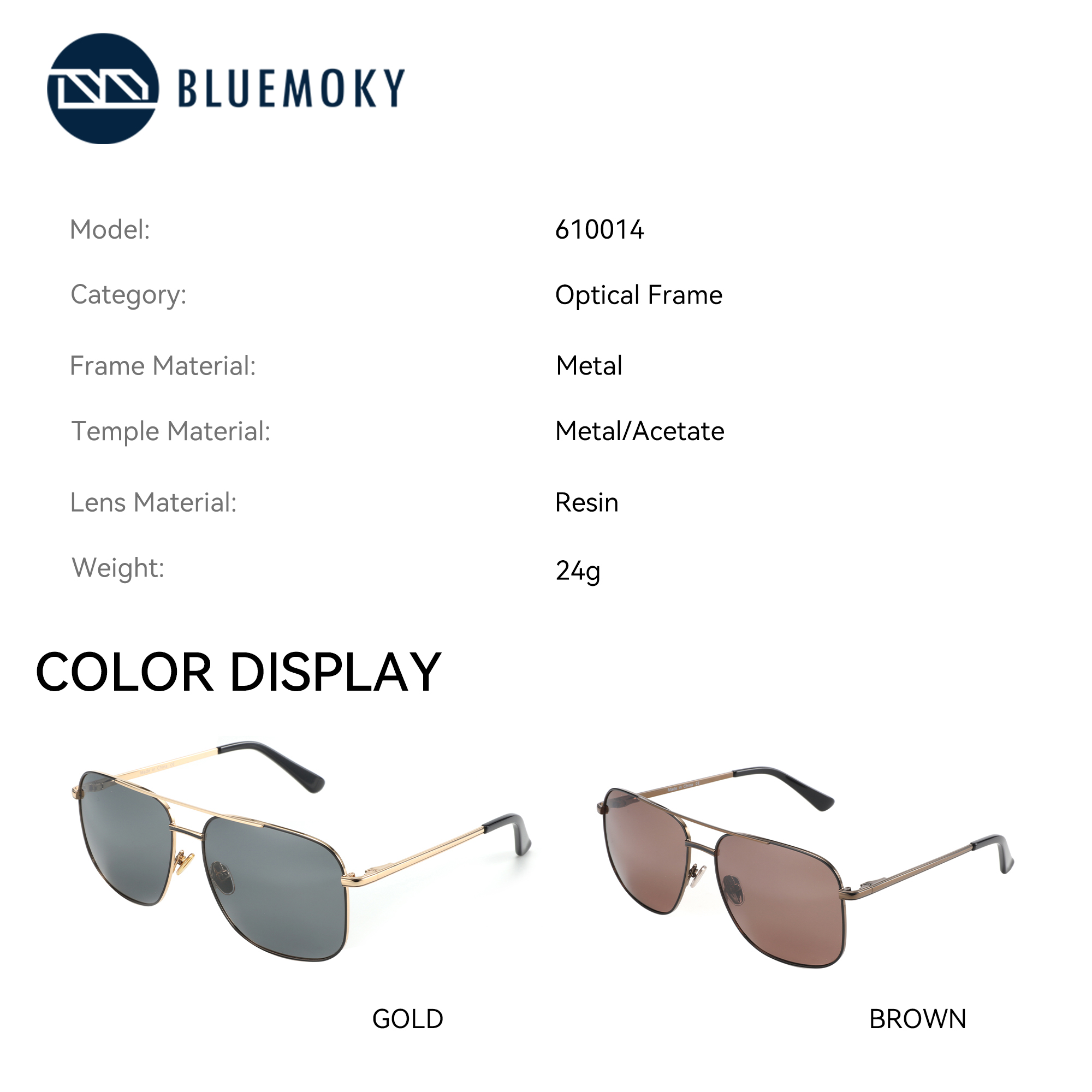 BLUEMOKY Aviator Polarized Pre - Sunglasses Aviator Polarized บทวิจารณ์และราคา