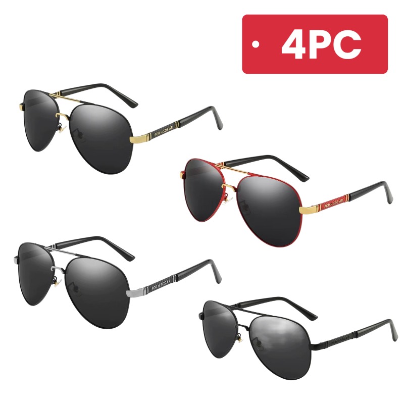 Men Classic Aviator Sunglasses - Sunglasses Aviator Polarized บทวิจารณ์และราคา