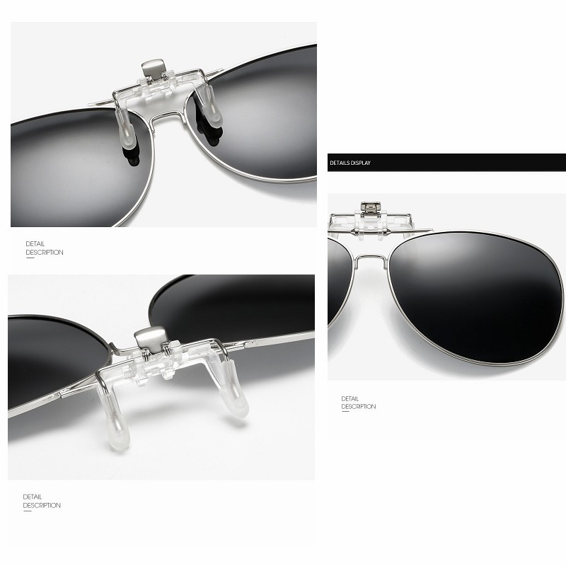 Polarized Sunglasses Lens clip - Sunglasses Aviator Polarized บทวิจารณ์และราคา
