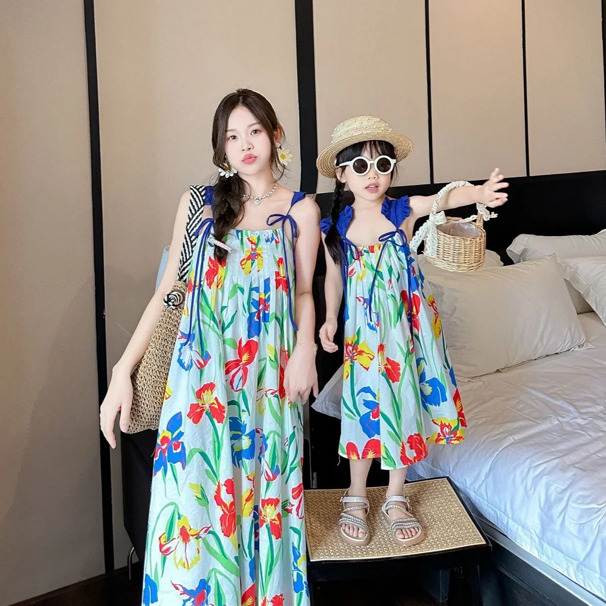 VacationClothes Korean Mommy a - Resort Shirt Floral บทวิจารณ์และราคา