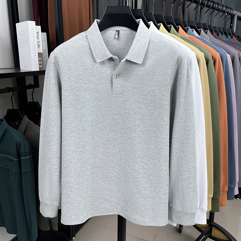 100%pure cotton autumn winter  - Polo Shirt Pique บทวิจารณ์และราคา