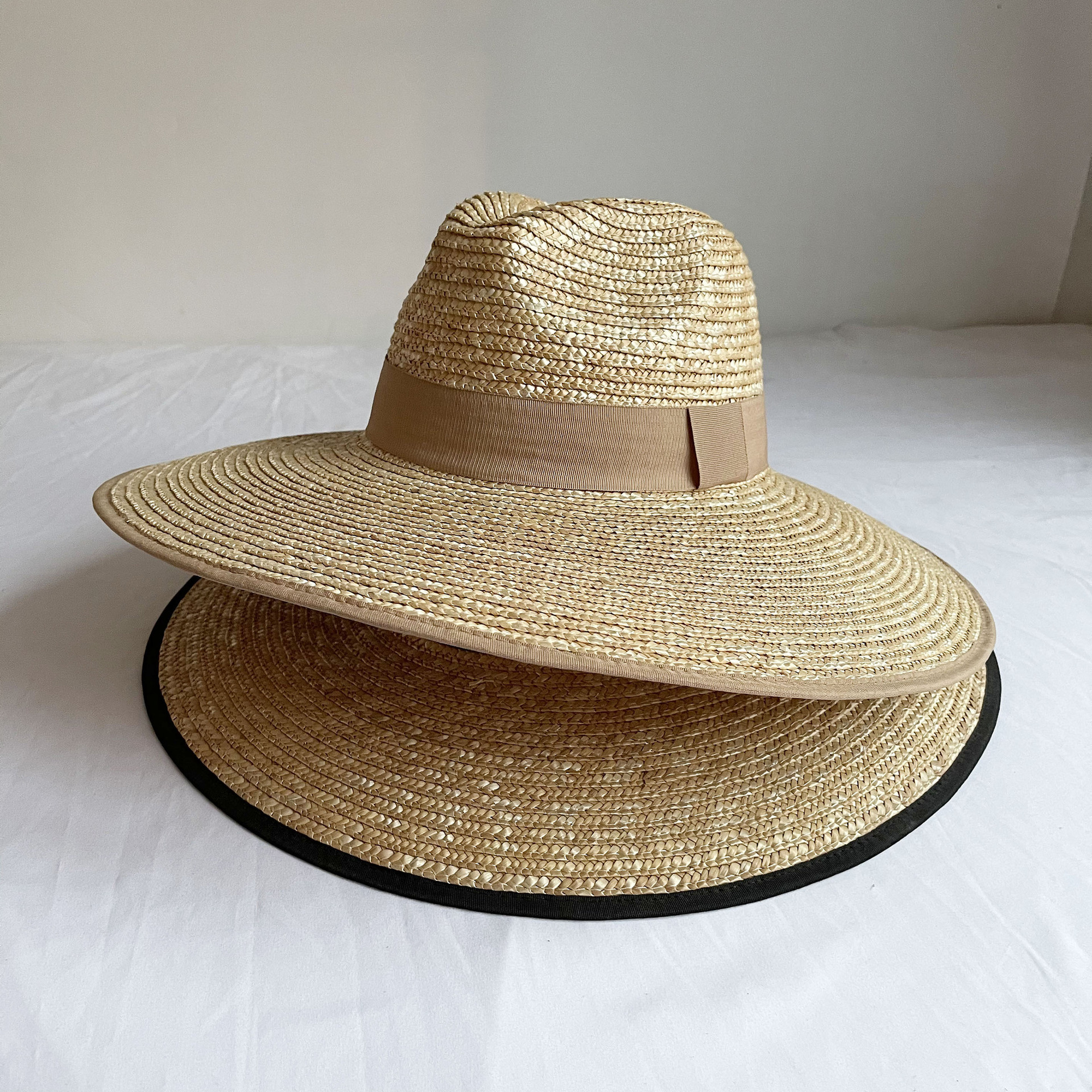 New Natural Straw Panama Hats  - Bucket Hat Straw บทวิจารณ์และราคา