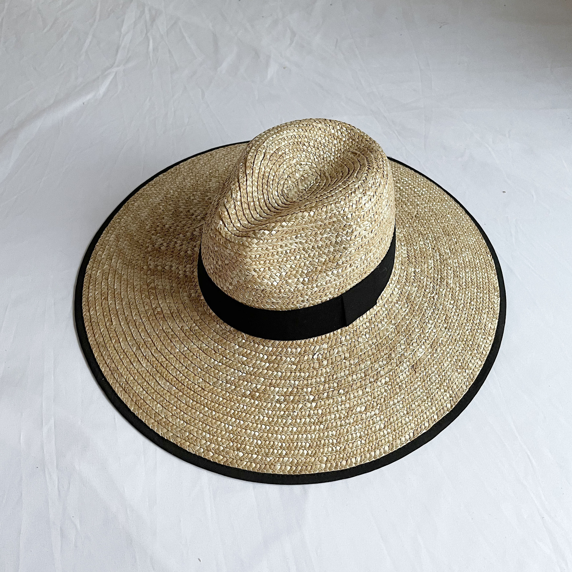 New Natural Straw Panama Hats  - Bucket Hat Straw บทวิจารณ์และราคา