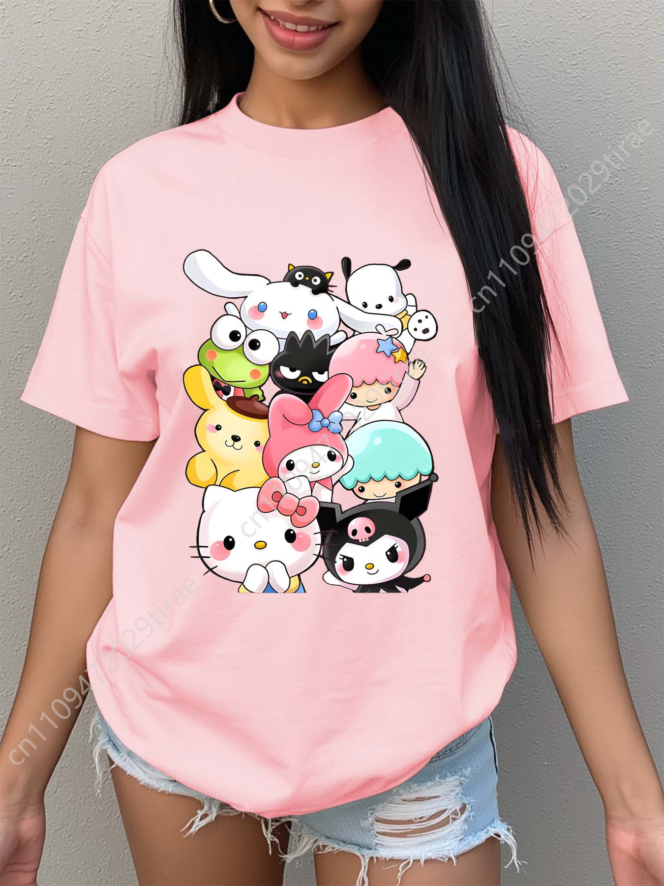 Women'S Sanrio Character Print - Tee Graphic Print บทวิจารณ์และราคา