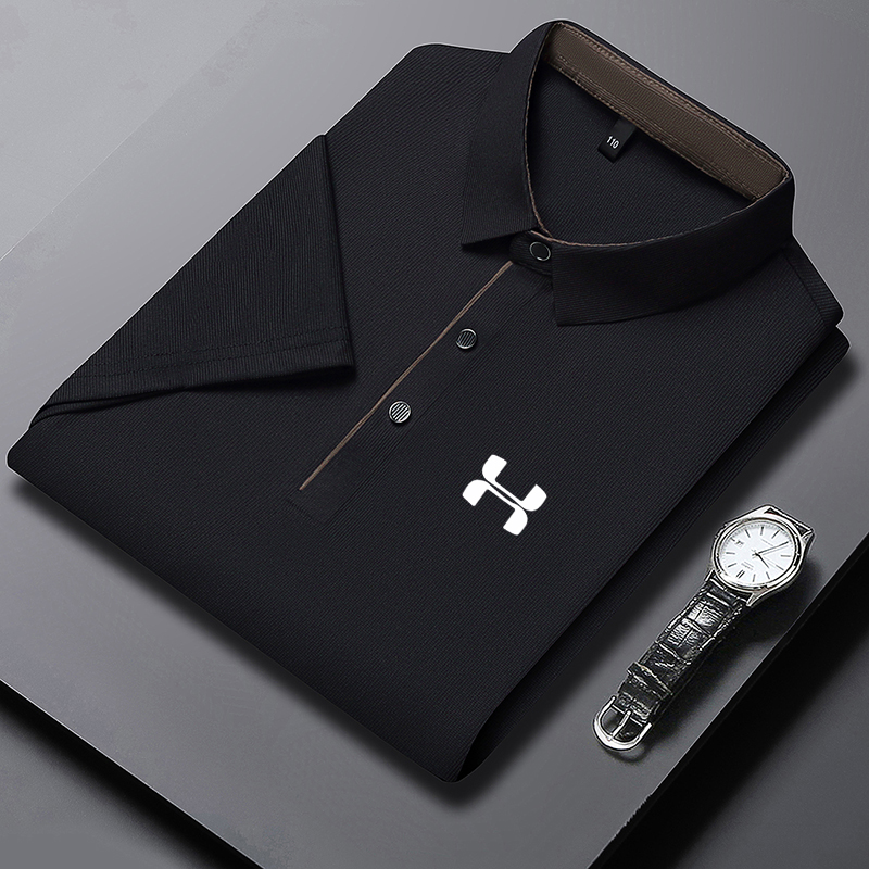 Men's Solid Color Short Sleeve - Polo Shirt Pique บทวิจารณ์และราคา