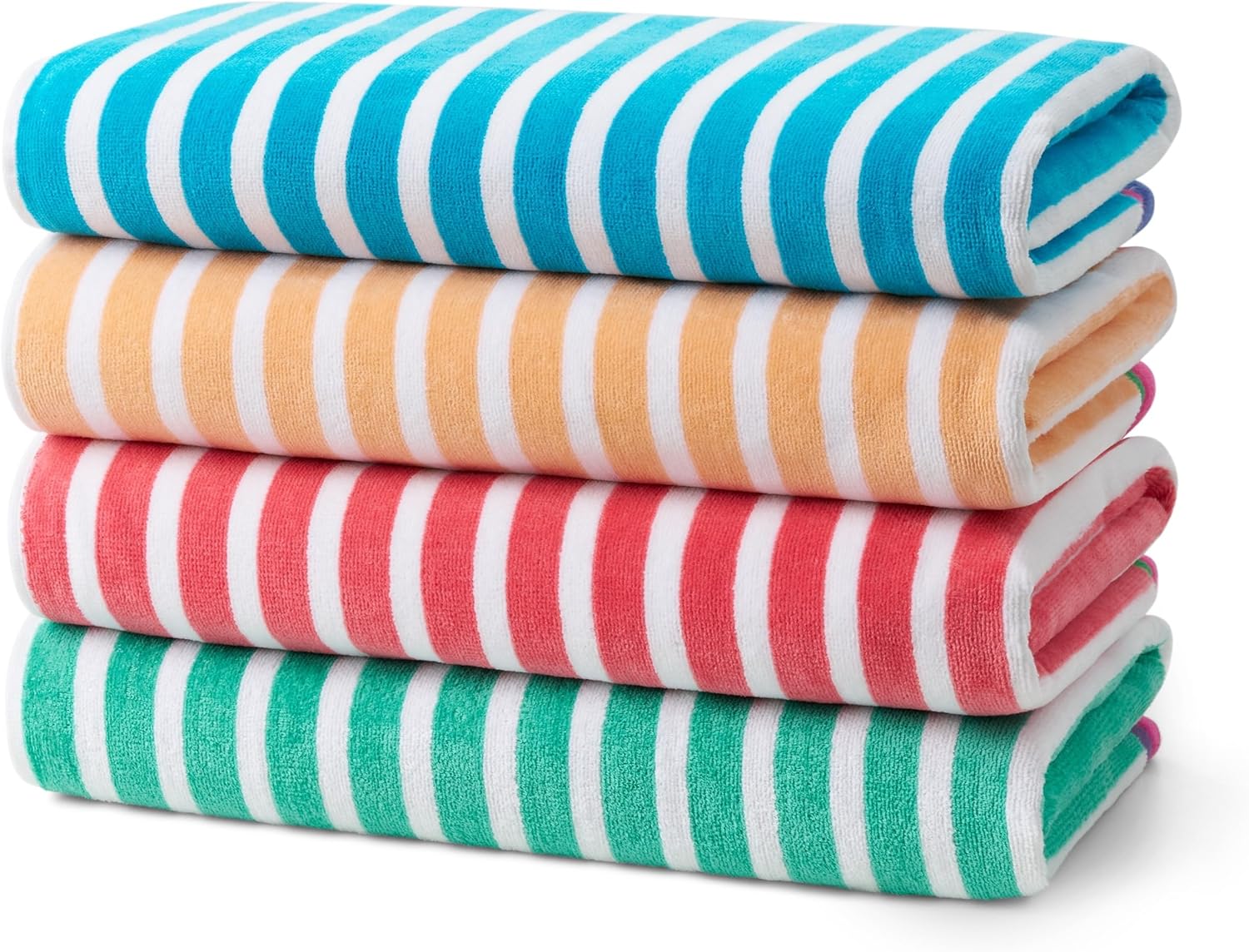 Colorful Racing Striped Beach  - Beach Towel Large บทวิจารณ์และราคา